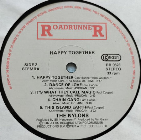 The Nylons - Happy Together (1987)