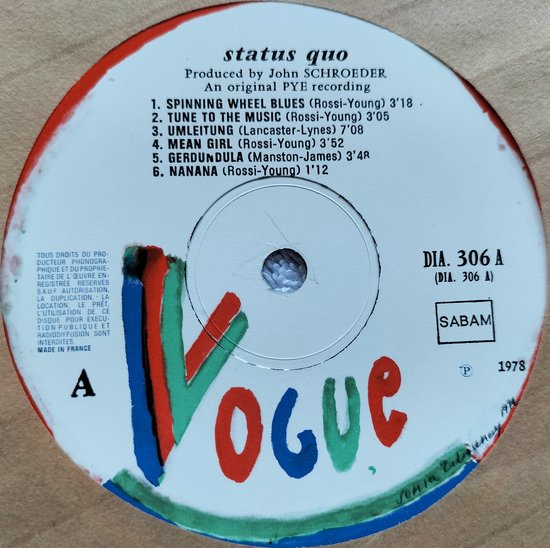 Status Quo – Status Quo (1978) – LP = als nieuw