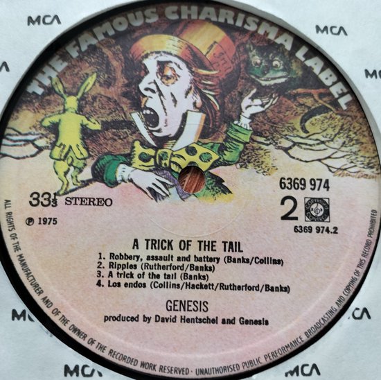 Genesis - A Trick of the Tail (1976) LP