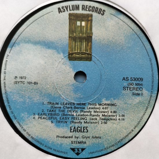 Eagles - Eagles (1972) LP
