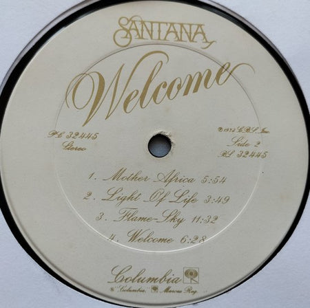 Santana - Welcome (1973) LP