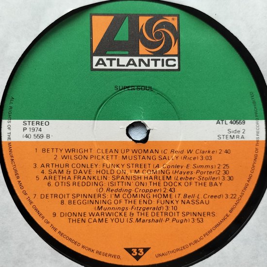 Super Soul (1974)   LP = in Nieuwstaat