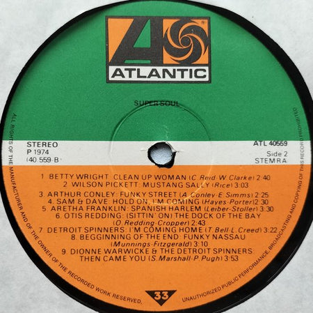 Super Soul (1974)   LP = in Nieuwstaat