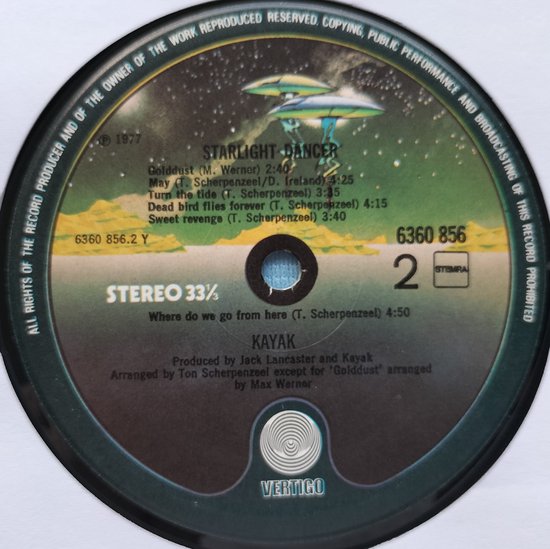Kayak - Starlight Dancer (1977) LP=als nieuw