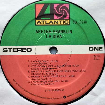 Aretha Franklin - La Diva (1979) LP = als nieuw