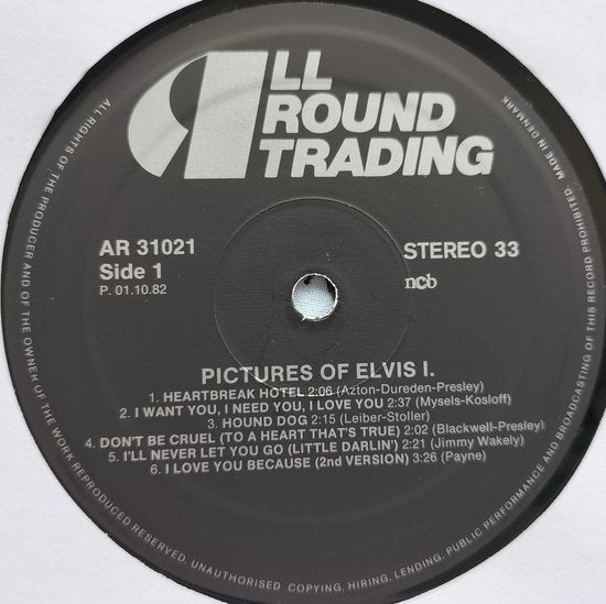 Presley King of Rock N' Roll 3 Record Box Set ( 1980) 3XLP = in nieuwstaat