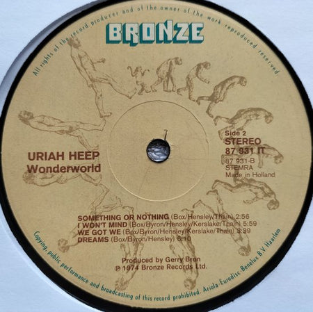 Uriah Heep - Wonderworld (1974) LP