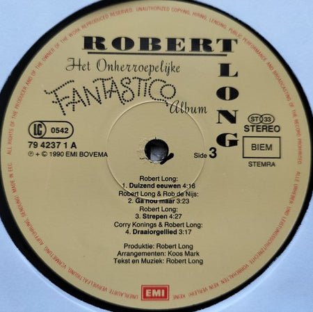 Robert Long – Het Onherroepelijke Fantastico Album LP (collect item)