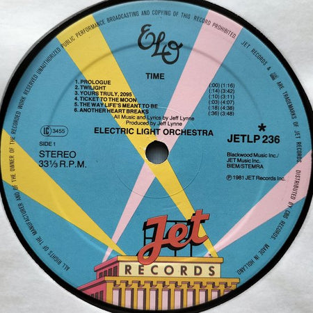 Electric Light Orchestra - Time (1981) LP = als nieuw
