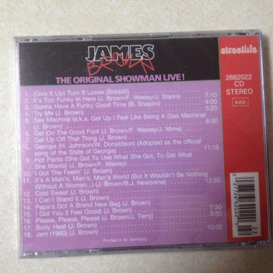 James Brown - The Original Showman Live!