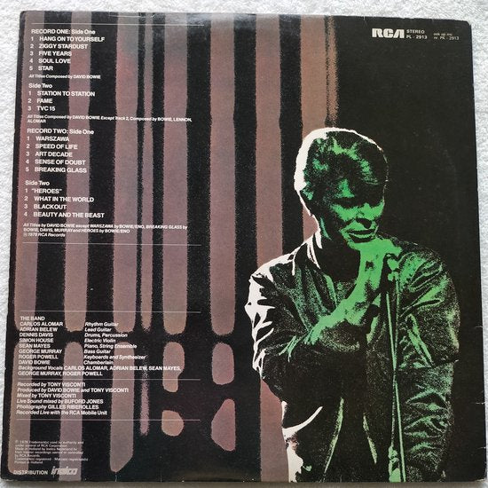 David Bowie - Stage (1978) LIVE 2X LP = als nieuw