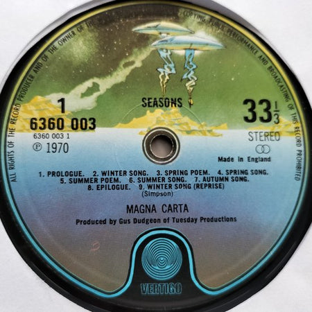 Magna Carta - Seasons (1970) LP = als nieuw