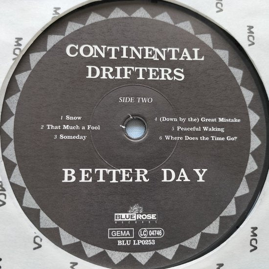 Continental Drifters - Better Day (2001) LP 1 haarlijntje