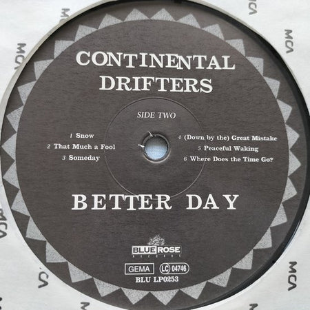 Continental Drifters - Better Day (2001) LP 1 haarlijntje