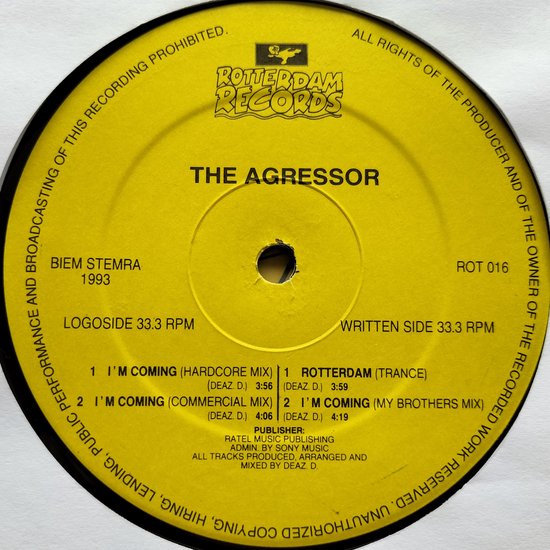 The Agressor – I'm Coming (1993) LP