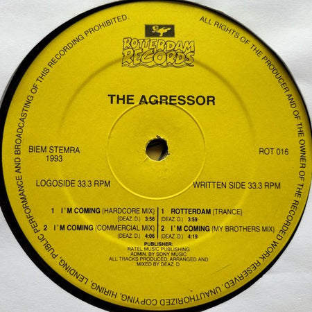 The Agressor – I'm Coming (1993) LP