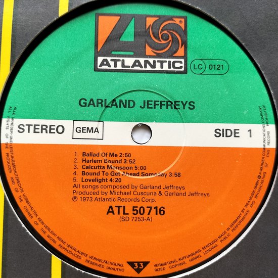 Garland Jeffreys – Garland Jeffreys (1980) - LP = als nieuw