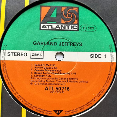 Garland Jeffreys – Garland Jeffreys (1980) - LP = als nieuw