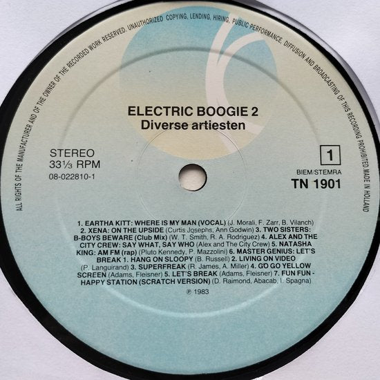 Electric Boogie 2 (1983) LP = als nieuw