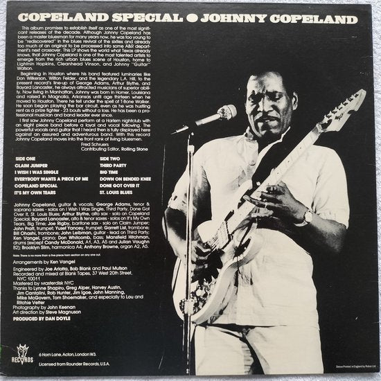 Johnny Copeland - Copeland Special (1981) LP = als nieuw