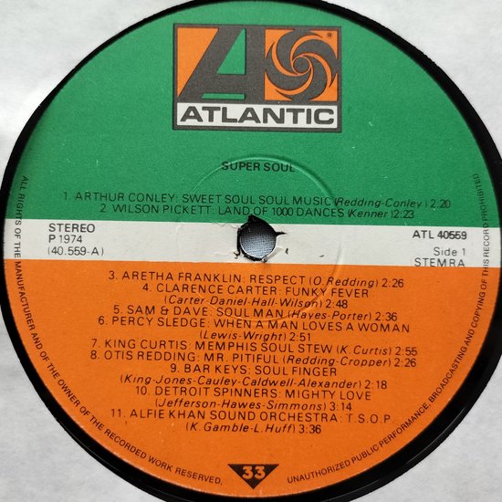 Super Soul (1974)   LP = in Nieuwstaat