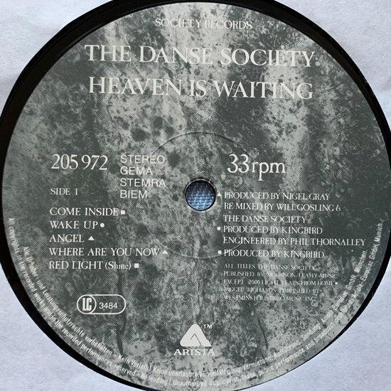 The Danse Society – Heaven Is Waiting 1984 LP & Hoes in Nieuwstaat