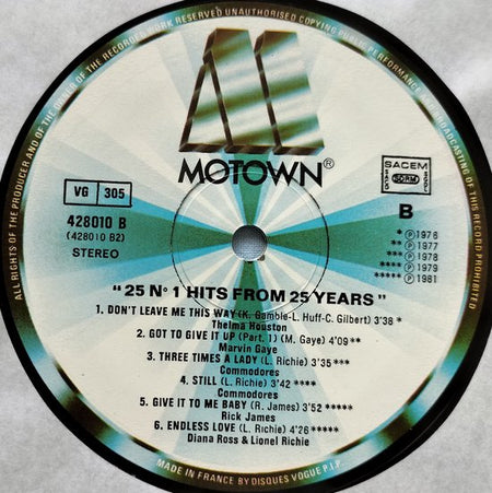 25 N°1 Hits From 25 Years (1983) 2X LP = in Nieuwstaat