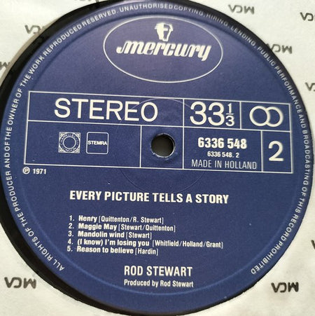 Rod Stewart - Every Picture Tells a Story (1971) LP