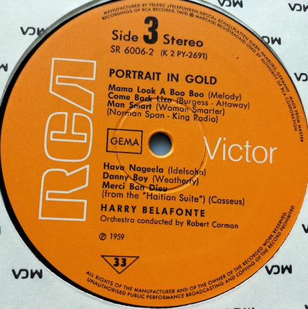 Harry Belafonte – Live In Concert At The Carnegie Hall (1973) 2XLP = als nieuw