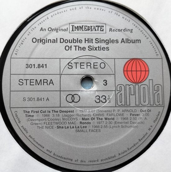 Original Double Hit Singles Album Of The Sixties ( 2 LP)