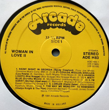 Woman in Love, Volume 2 (1981) 2XLP