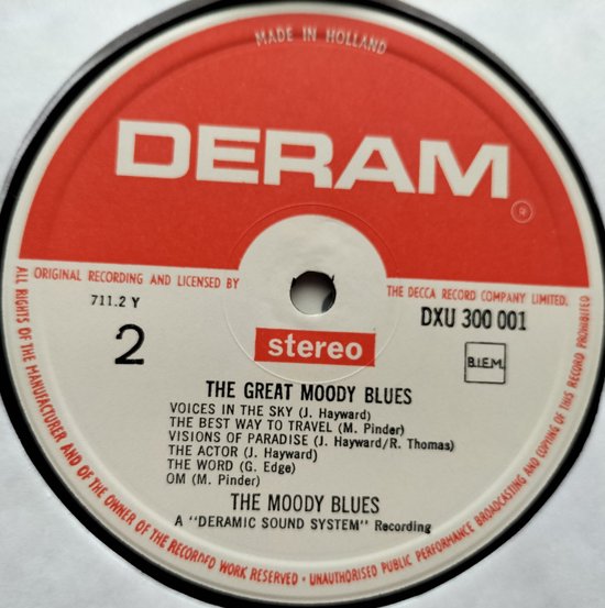 The Moody Blues – The Great Moody Blues 1973 2XLP