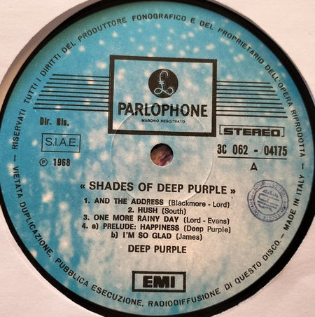 Deep Purple - Shades of Deep Purple (1968) LP