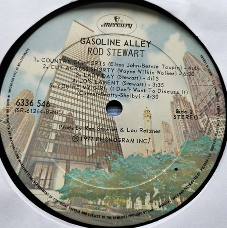 Rod Stewart ‎– Gasoline Alley (1977) LP = als nieuw