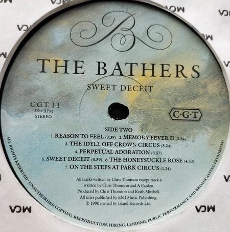 The Bathers - Sweet Deceit (1990) LP = als nieuw
