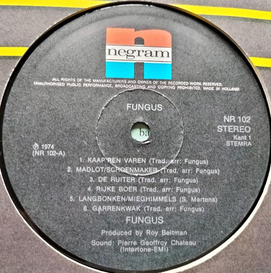Fungus - Fungus (1974) LP = als nieuw