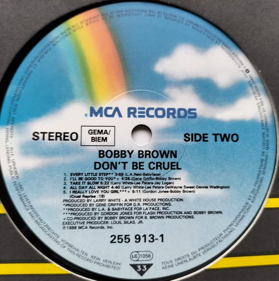 Bobby Brown - Don't Be Cruel (1988) LP