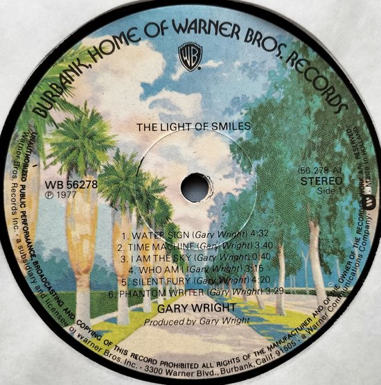 Gary Wright - The Light of Smiles (1977) LP