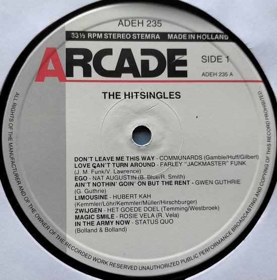 The Hitsingles (1986) LP