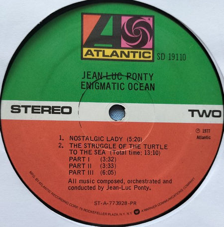 Jean-Luc Ponty - Enigmatic Ocean (1977) LP = als nieuw