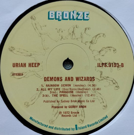 Uriah Heep - Demons and Wizards (1972) LP = als nieuw