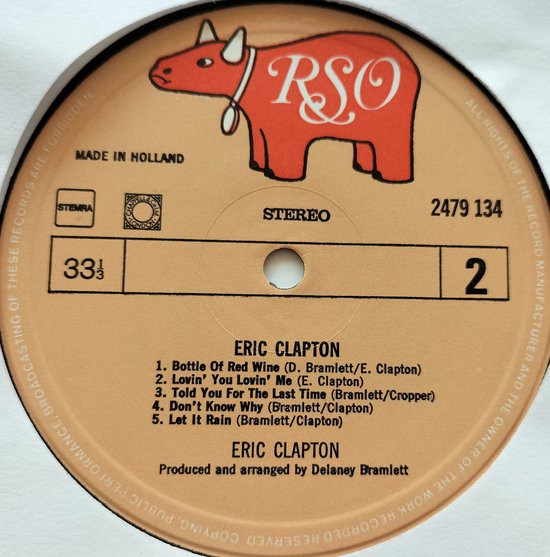Eric Clapton - Eric Clapton (1970) LP = als nieuw