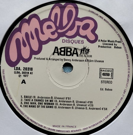 ABBA - The Album (1977) LP = als nieuw