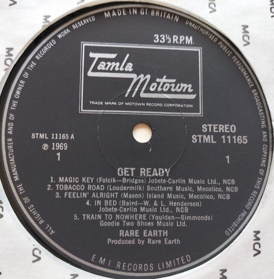 Rare Earth - Get Ready (1970) LP = als nieuw