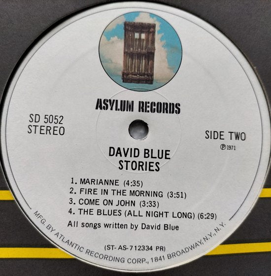 David Blue - Stories (1971) LP