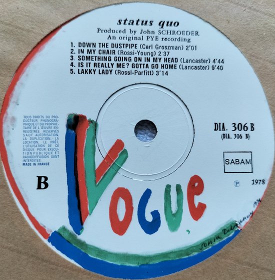 Status Quo – Status Quo (1978) – LP = als nieuw