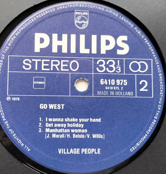 Village People - Go West (1979) LP
