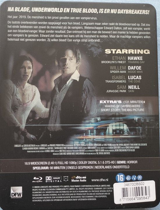 DAYBREAKERS Blu-ray (2009) Horror