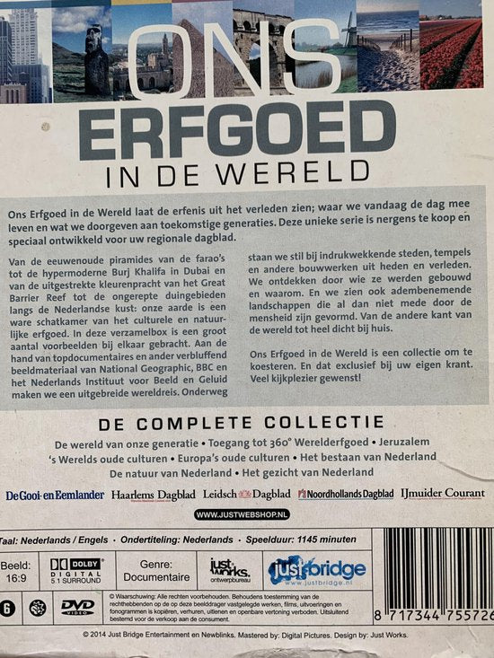 ONS ERFGOED IN DE WERELD 8 DVD from the BBC