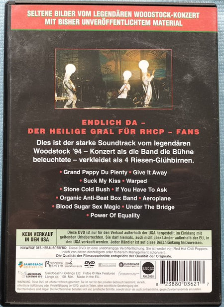 Red Hot Chili Peppers – Live On Air (2004) DVD = als nieuw